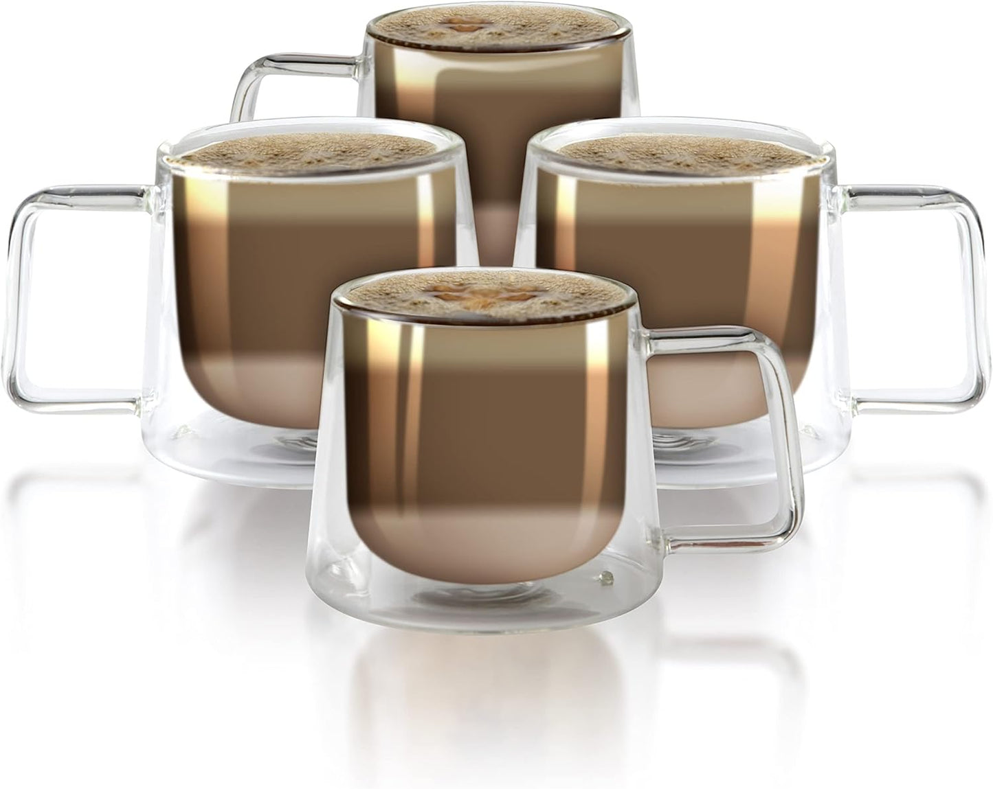 8.5 oz Double Walled Glass Coffee Drink