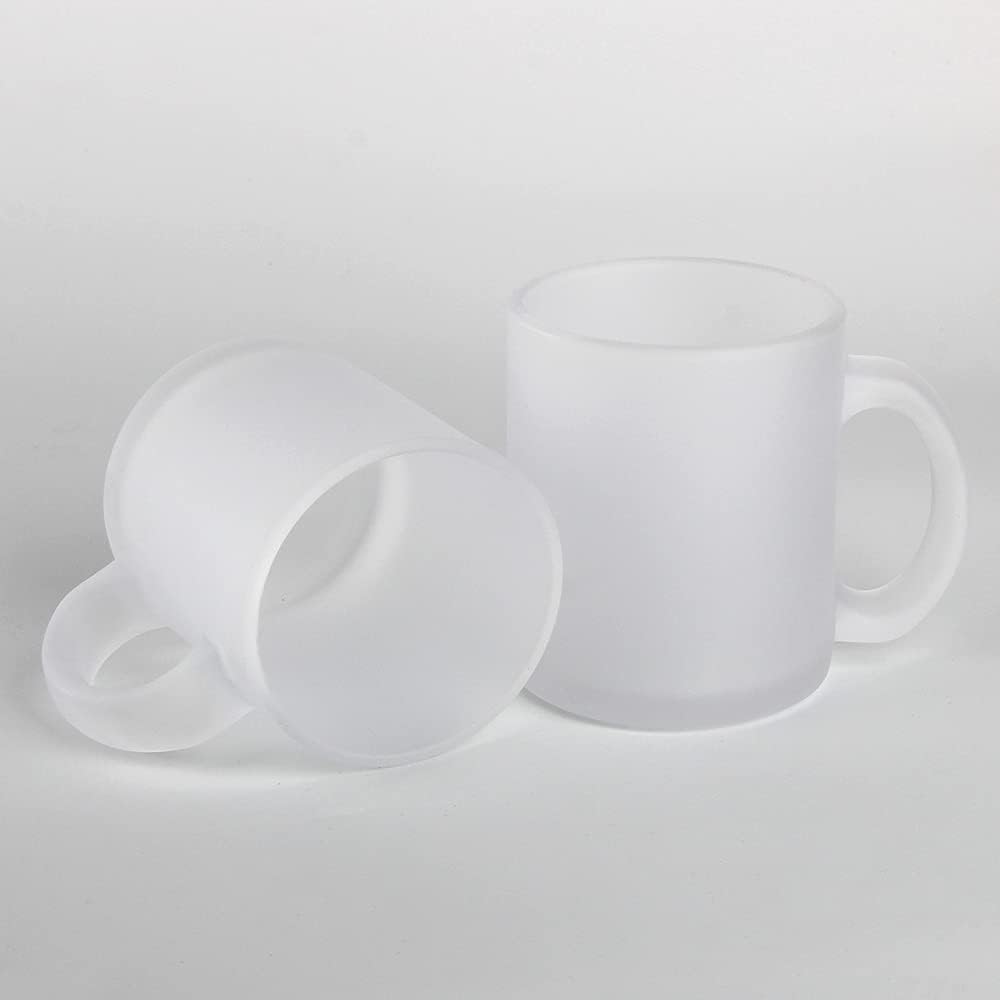 11oz Frosted Glass Mug,