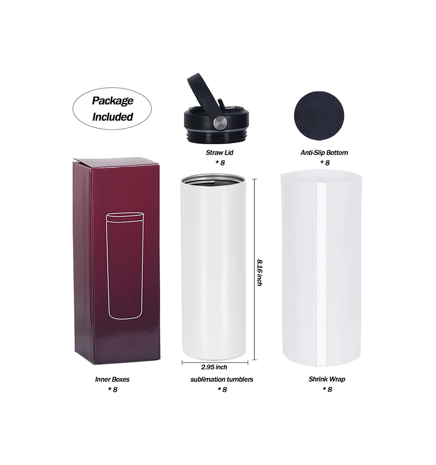 20oz tumblers with Portable Handle
