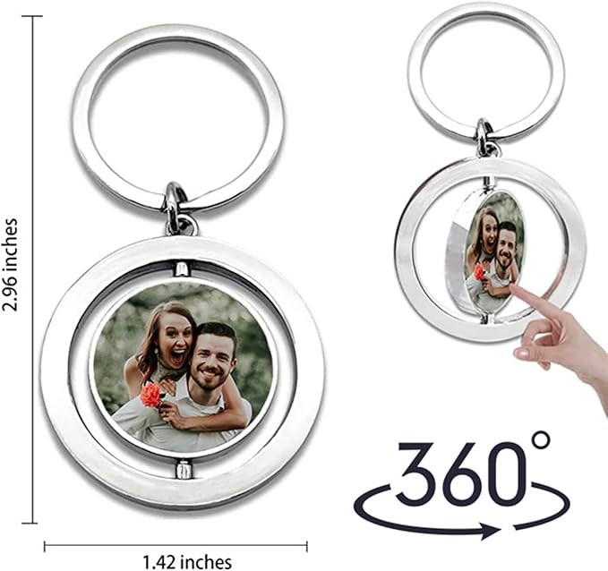 Double side Pictures Keychain