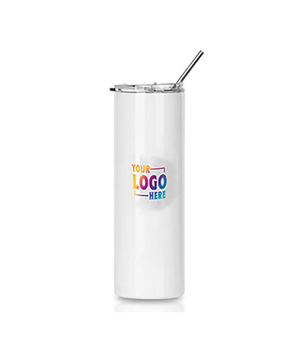 20 oz white  tumbler