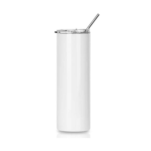 20 oz white  tumbler