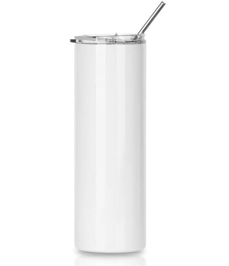 20 oz white  tumbler