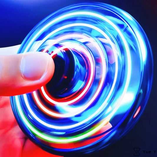 Magic Flying Helicopter Fingertip Upgrade Flying Gyro Flying Hover Fan Your Drone Aircraft Toy LED Type Toy Children's Gift