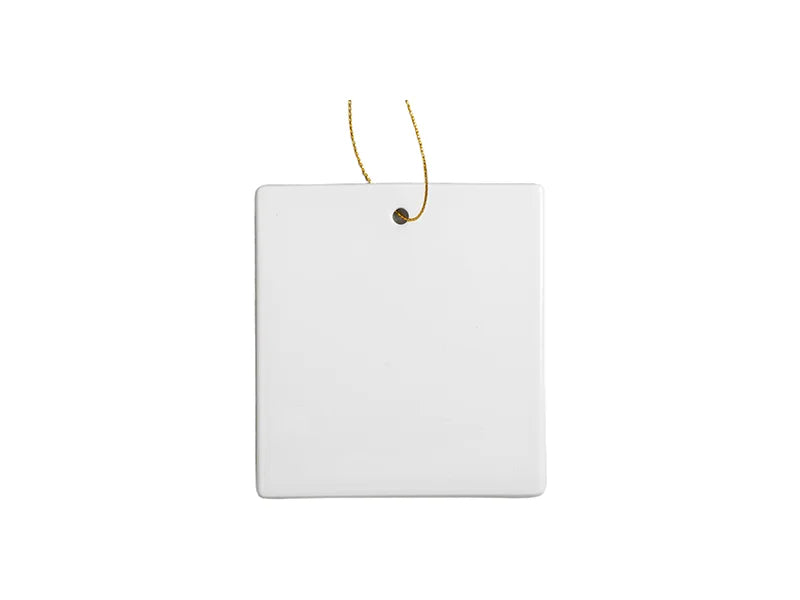 Blank ceramic ornament