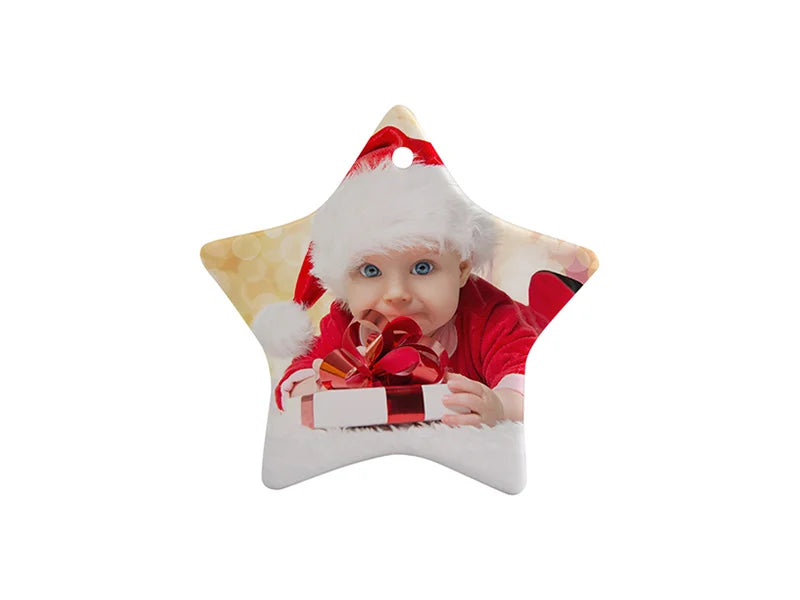 Star ceramic ornament