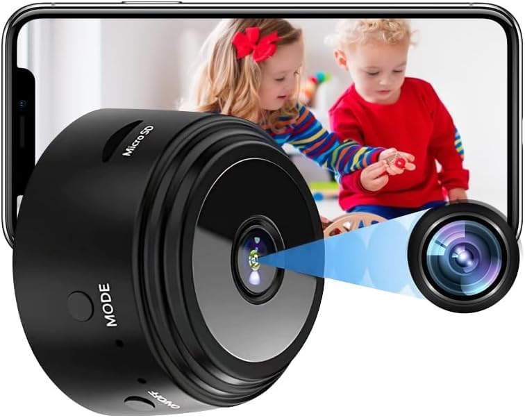 Spy Camera Hidden Camera,WiFi Mini Nanny Cam