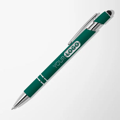 Green soft-touch stylus pen
